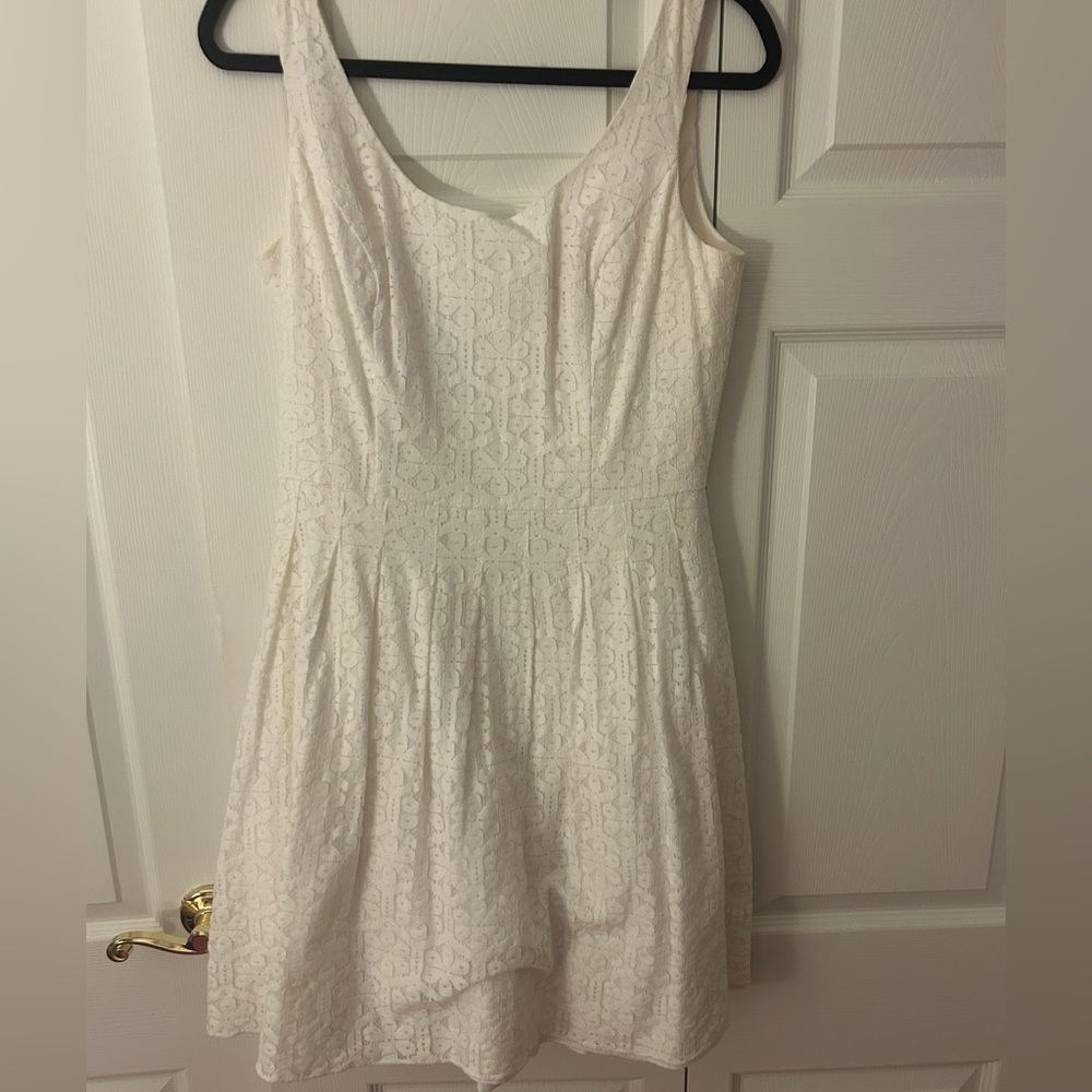 Lilly Pulitzer White Lace Mini Dress
